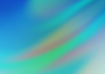 Obraz premium Light Blue, Green vector blurred and colored template.