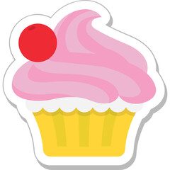Ice Cream Colored Vector Icon