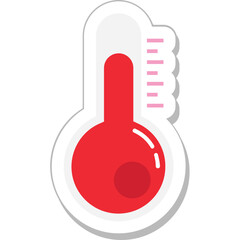 Thermometer Colored Vector Icon