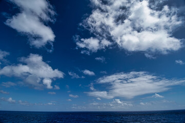 blue sky with clouds