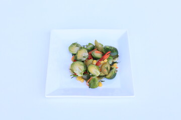 Meze or mezze is a selection of small dishes served as appetizers in much of West Asia, Middle...