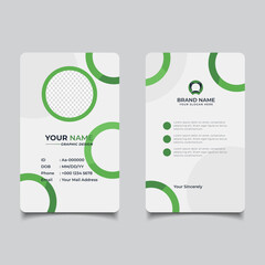 Modern and Clean Business id Card Template