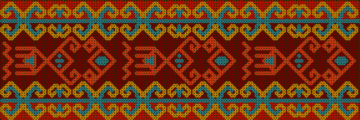 seamless pattern with triangles