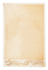 antique photo card frame blank