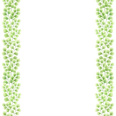 Green botanical background. 