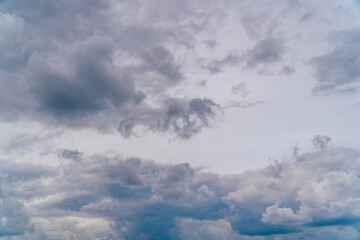 Obraz premium dramatic sky clouds before summer rain storm