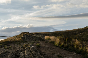 Panorama z połoniny Caryńskiej - Bieszczady 