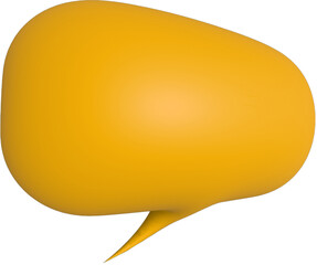 yellow speech bubble