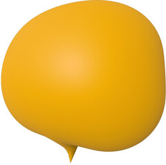 yellow speech bubble