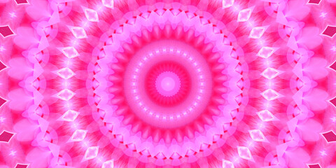 Mandala Hintergrund Motiv Fraktal für Design und Internet in lila pink