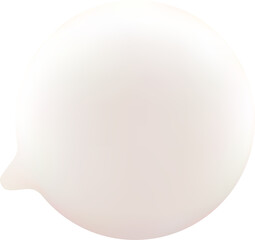 3D speech bubble icon