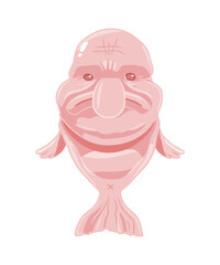 sad fish - ugly fish - blobfish 