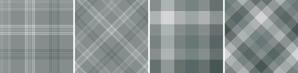 Monochrome plaid seamless pattern.