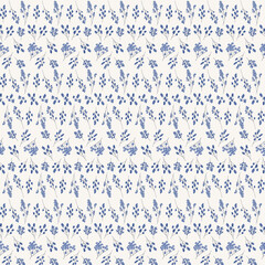Vector seamless pattern with flowers 