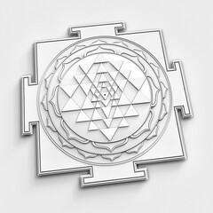 Sri Yantra Mandala, heilige Geometrie Symbol