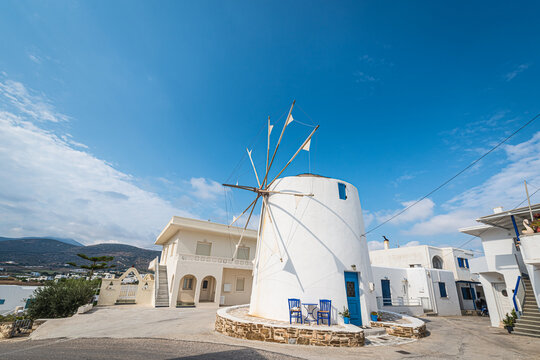 Marmara village in Paros, Greece.