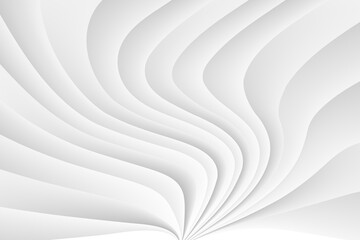 wave art 3d curve abstract geometric gray white color background silver stripes lines presentation