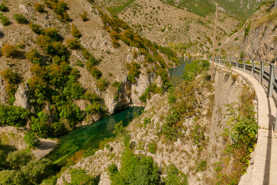 Gole del Saggitario. Abruzzo, Italy