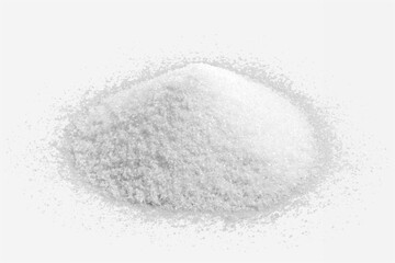 Abstract white powder in white background
