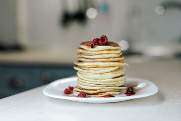 pancakes with chocolate