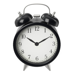 3D rendering illustration of an alarm clock