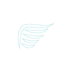 wing icon ilustration vector