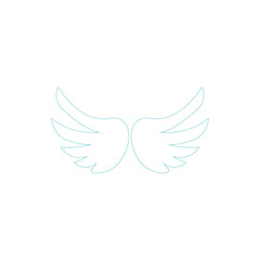 wing icon ilustration vector