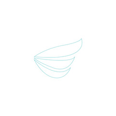 wing icon ilustration vector