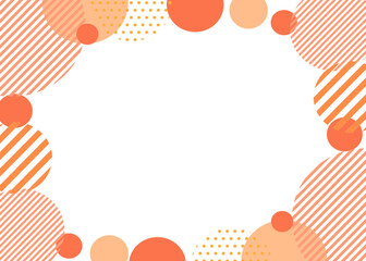 幾何学フレーム　イラスト