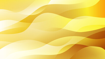 Yellow abstract background with waves - 531708919
