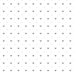 Square seamless background pattern from geometric shapes are different sizes and opacity. The pattern is evenly filled with small black necklace symbols. Vector illustration on white background