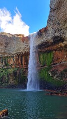 Salto del Agrio. Caviahue-Copahue. Provincia de Nequen. Patagonia Argentina