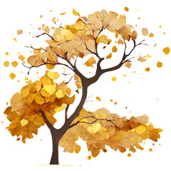 Autumn Trees Illustration - 01
