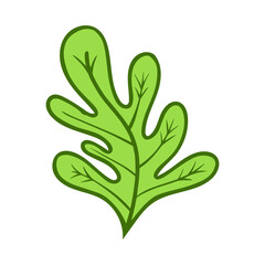 Fototapeta premium Leaves Simple Element