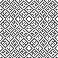 Black cross-stitch knitting pattern on white background. Black square dots on white backdrop. Monochrome fabric pattern design for sale. Knitting handicraft art.