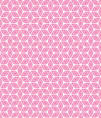Abstract stardust pattern background. Colorful geometrical pattern. Modern graphic design. Pink flower shape on  white color background.
