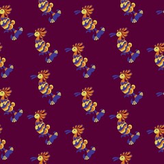 seamless pattern. bird 