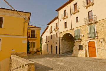 Fototapeta na wymiar Borgo di Goriano Sicoli. AbruzzoItaly