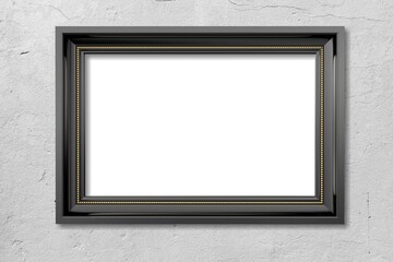 Beautiful wooden frame for pictures on the wall