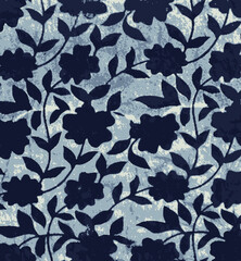 Ajrakh Pattern and block print Pattern and batik print Background digital printing textile pattern