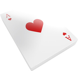 Image of ace of hearts playing card