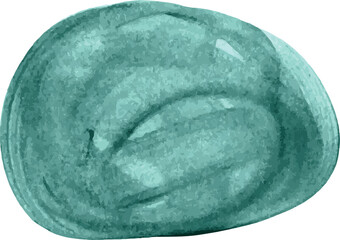 Image of abstract, watery pale blue paint swirl background