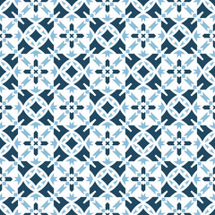 Obraz premium Geometric pattern. Seamless vector background. Ethnic graphic design.