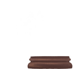 Image of christmas snow ball on wooden brown base