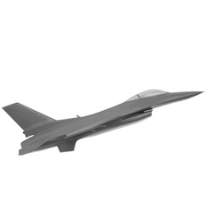 Fototapeta na wymiar 3D rendering illustration of a fighter jet aircraft