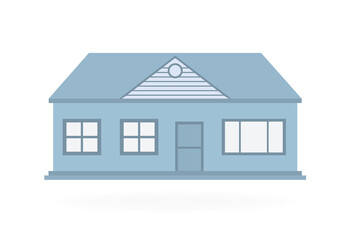 House on a white background. Vector illustration