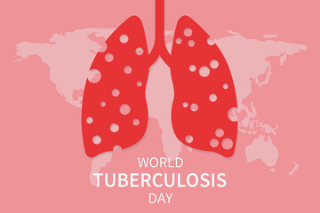 World Tuberculosis Day. Vector illustration
