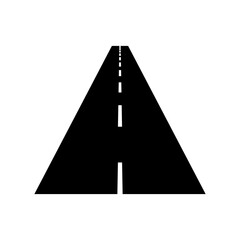 Road icon vector. route illustration sign. trip symbol or logo.