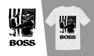 Boss t-shirt design