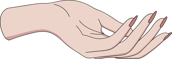 Hand Filled Illustration Cosmetic Spa